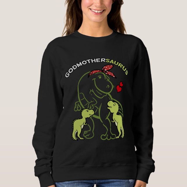 Camiseta Godmothersaurus Godmother 2 Kids Rex Godparent's D (Frente)