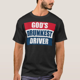 Camiseta Gods Bêbados Mais Engraçados Tempos Engraçados par
