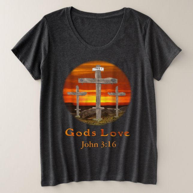 Camiseta Gods Love (Frente do Design)
