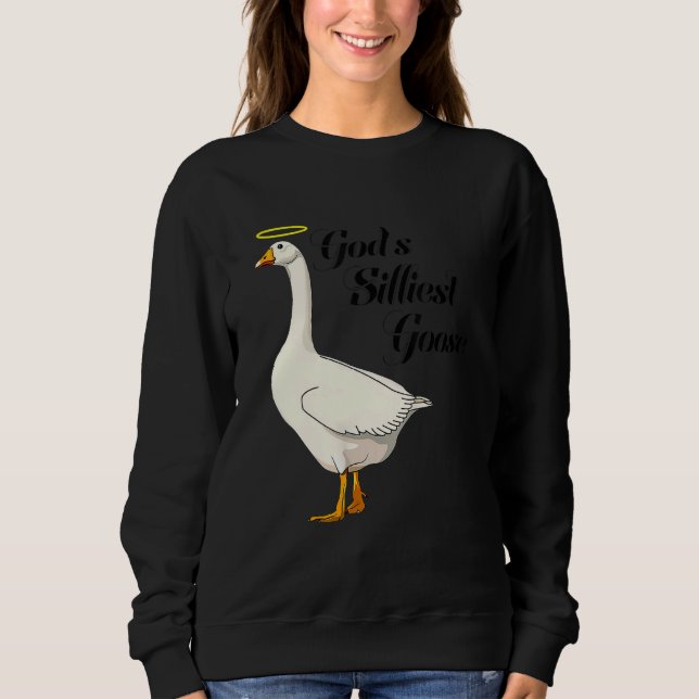 Camiseta God's Silliest Goose Funny Duck Lovers_4 (Frente)