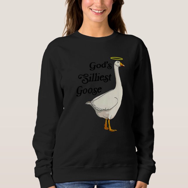 Camiseta God's Silliest Goose Funny Duck Lovers Premium_2 (Frente)