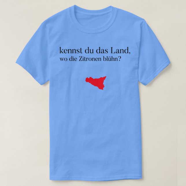 Camiseta Goethe Sicily Zitrone (Frente do Design)