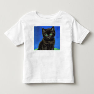 Camiseta Gogh Style Black Kitten