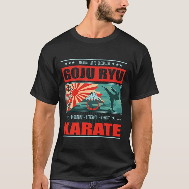 Camiseta Goju Ryu Karate Kanji (Frente)
