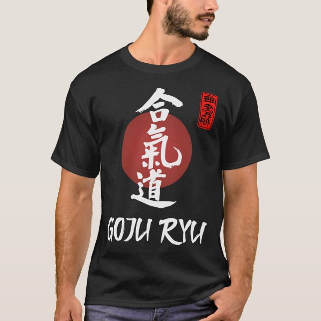 Camiseta Goju Ryu Karate Uniform Goju Ryu Uniform Calligrap (Frente)