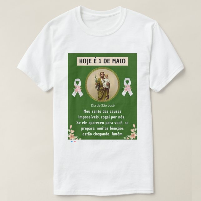 Camiseta gola canoa Masculino simples em algodão  (Frente do Design)