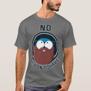 Camiseta Golang Gopher Wonx27t Shave