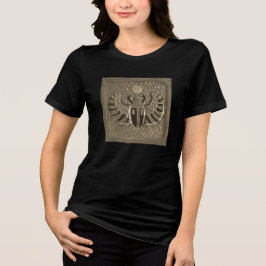 Camiseta  Gold and Bronze Scarab tile pattern Tee Shirt