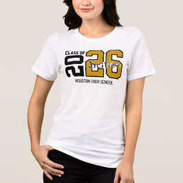 Camiseta Gold Congrats Graduation