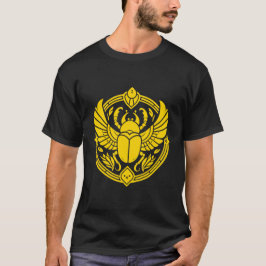 Camiseta Gold Sacred Scarab Egyptian Symbol Art