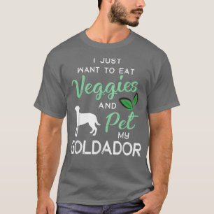 Camiseta Goldador Funny Vegan Dog Proprietário do Lago Xmas