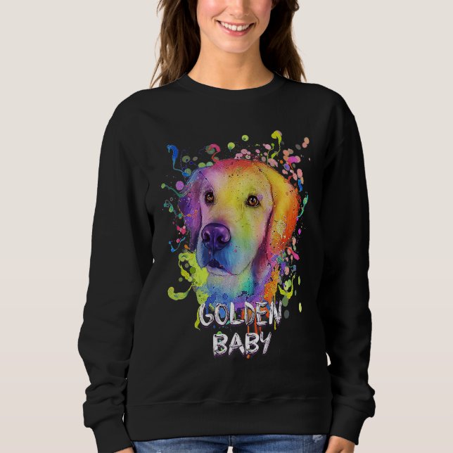 Camiseta Golden Baby  Golden Retriever Humor Retriever Dog (Frente)