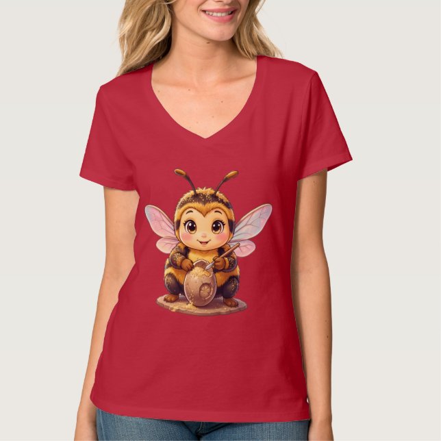 Camiseta Golden Bumblebee in Bloom Dance.10 (Frente)