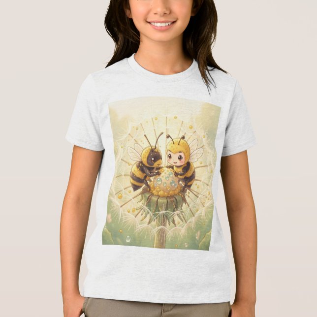 Camiseta Golden Bumblebee in Bloom Dance.5 (Frente)