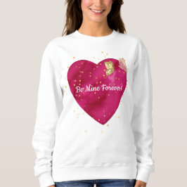Camiseta Golden Butterfly Pink Heart Valentine 