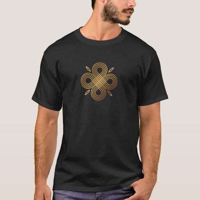 Camiseta Golden elegant (Frente)