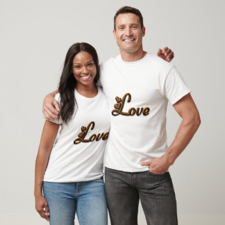 Camiseta Golden Heart Love