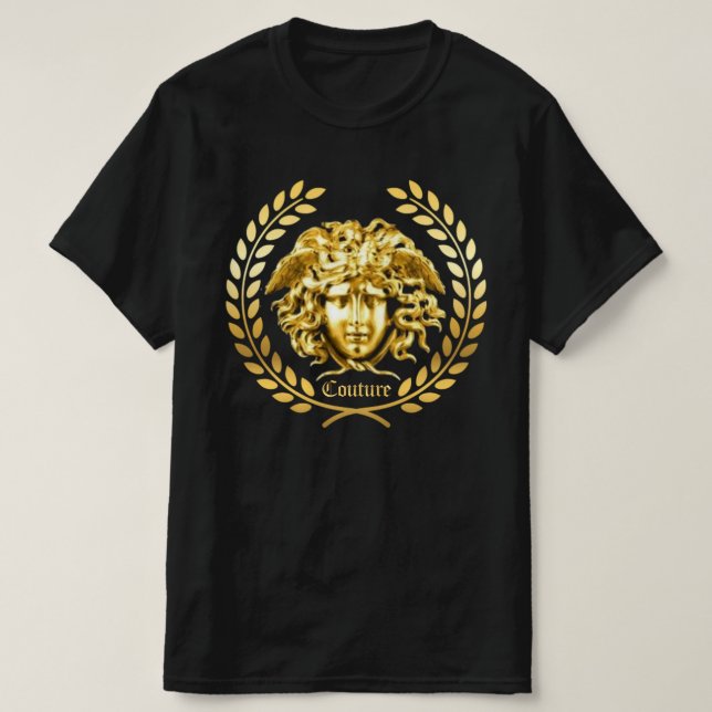 Camiseta Golden Medusa (Frente do Design)