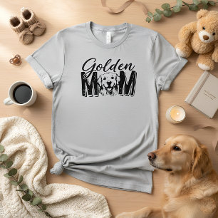 Camiseta Golden MOM Camisa da Mãe do Golden Retr