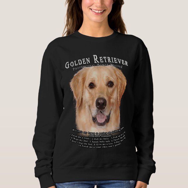 Camiseta Golden Retriever 2 Owner  Human Trainer (Frente)