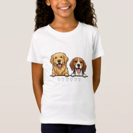 Camiseta Golden Retriever & Beagle Best Friends