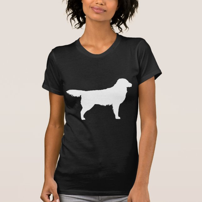 Camiseta Golden retriever (branco) (Frente)