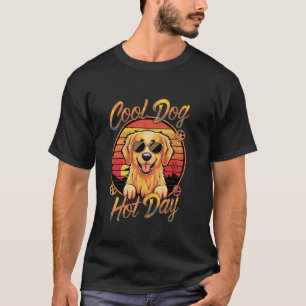 Camiseta Golden Retriever Cachorro Legal Dia Quente Golden 