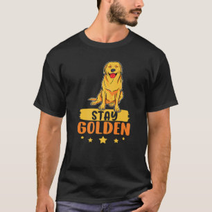 Camiseta Golden Retriever Continue Dourado