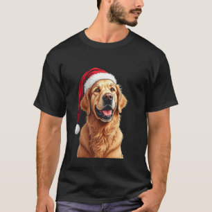 Camiseta Golden Retriever de Natal
