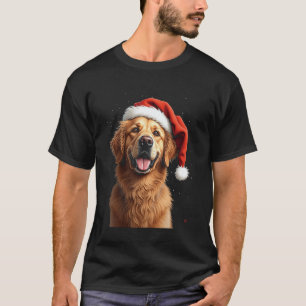 Camiseta Golden Retriever de Natal