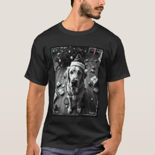 Camiseta Golden Retriever de Natal Flagrou na Câmera