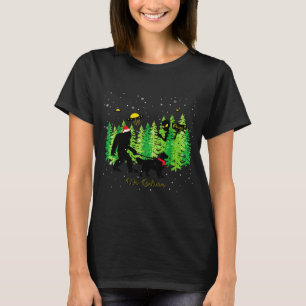 Camiseta Golden Retriever Engraçado Pé Grande Natal Alien U
