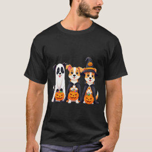 Camiseta Golden Retriever Fantasma Halloween Travessuras Ou