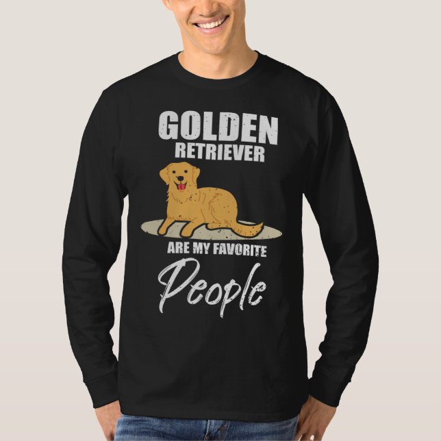 Camiseta Golden Retriever Favourite People  Dog (Frente)