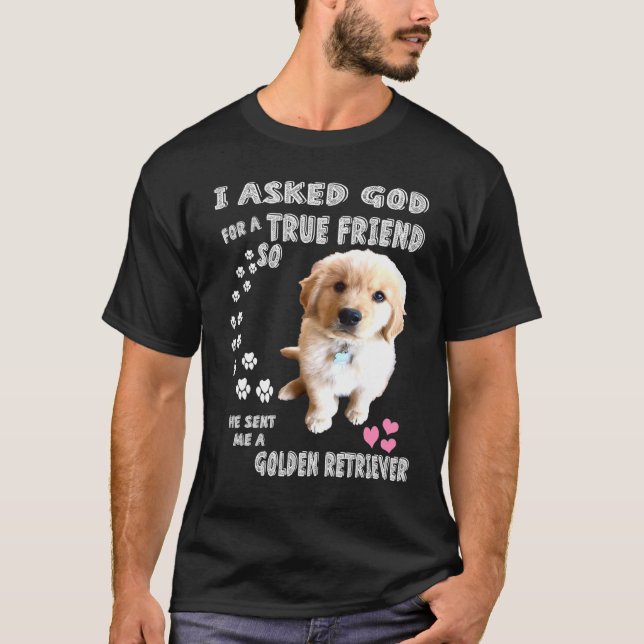 Camiseta Golden Retriever Golden Retriever Cute Golden (Frente)