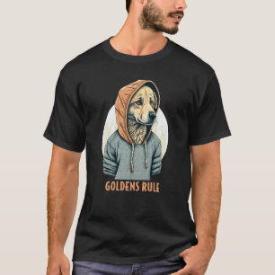 Camiseta Golden Retriever Goldens Rule Hoodie Legal