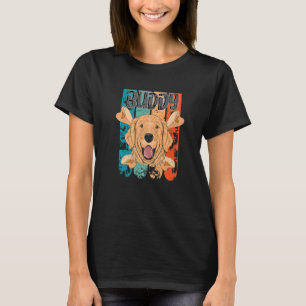 Camiseta Golden Retriever Mans Best Friend I Retro Dog