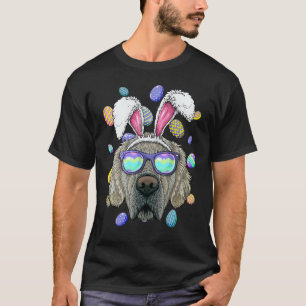 Camiseta Golden Retriever Orelhas de Coelho de Páscoa Funny
