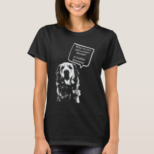 Camiseta Golden Retriever Para Mulheres de Ideias &  Golden