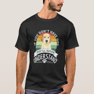 Camiseta Golden Retriever Retro Vintage Cachorro Para Hom