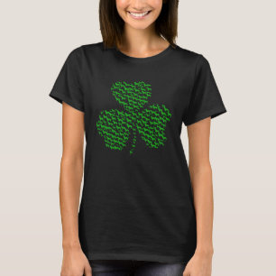 Camiseta Golden Retriever Shamrock Irlandês Mãe Pai   Cacho
