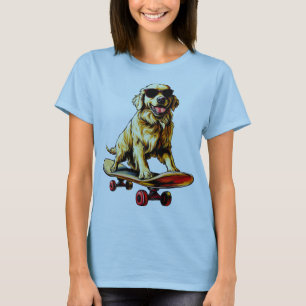 Camiseta Golden Retriever Skater