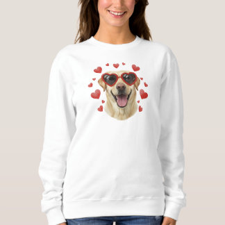 Camiseta Golden Retriever Valentine Oil Painting Dog Portra