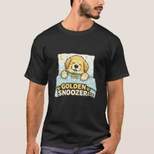 Camiseta Golden Retrievers Dormindo Pun Funny Sleepwear Gol