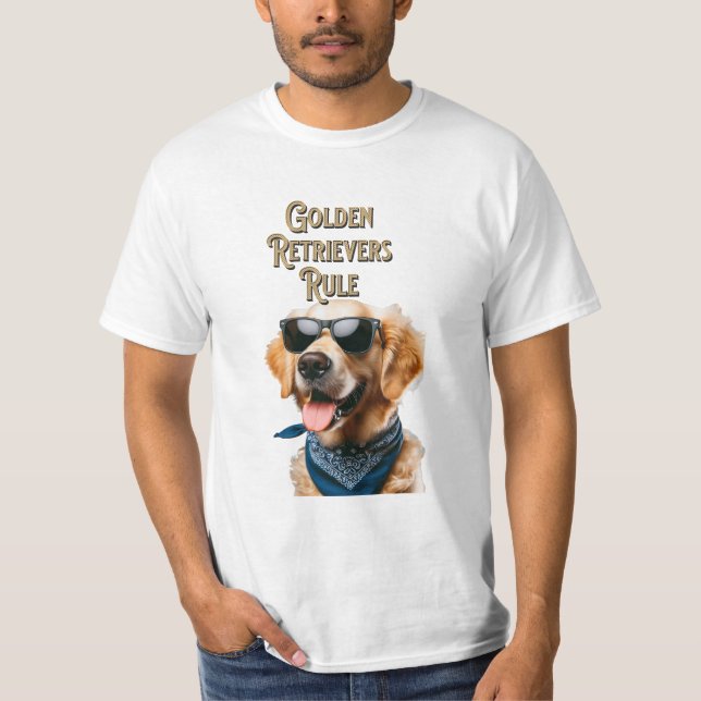 Camiseta Golden Retrievers Reinam (Frente)