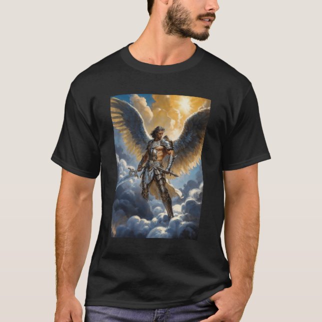 Camiseta Golden Warrior of Heaven Archangel Michael (Frente)