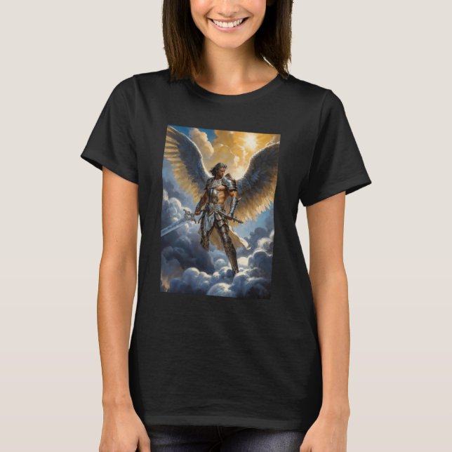 Camiseta Golden Warrior of Heaven Archangel Michael (Frente)