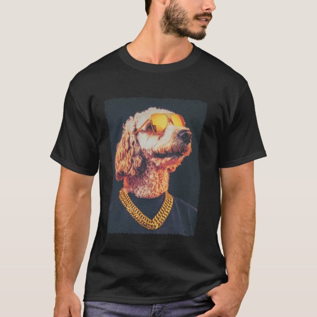 Camiseta Goldendoodle Divertido (Frente)