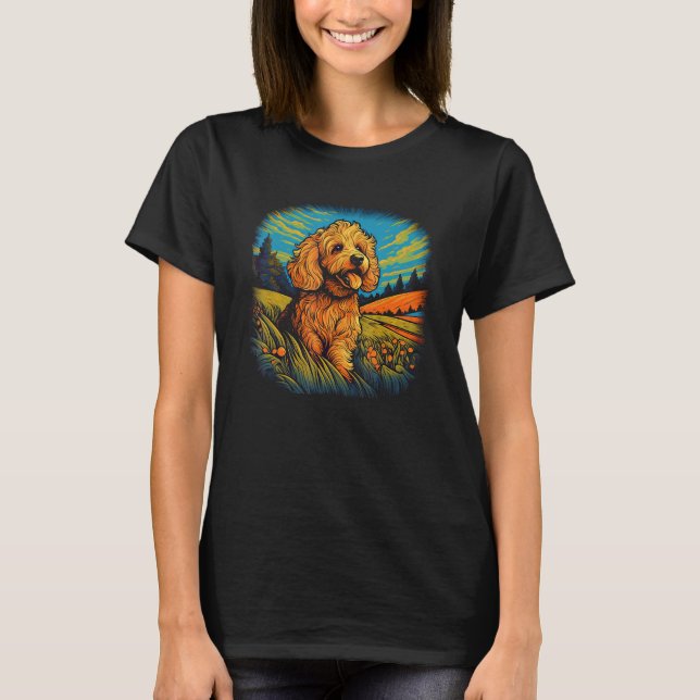 Camiseta Goldendoodle Dood  Doodle Dog Golden Doodle 26 (Frente)