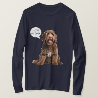 Camiseta Goldendoodle Labradoodle Dog Pai presente Cão Love